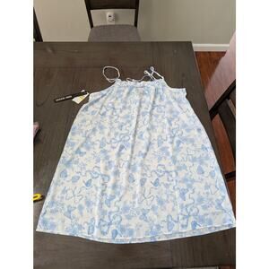 NWT Room Service Izzy Woven Chemise In Butterflies & Bows size M